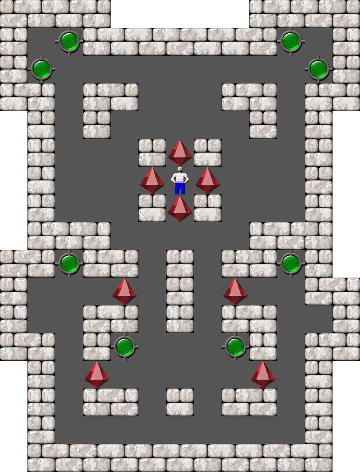 Sokoban Mass Remodel level 134